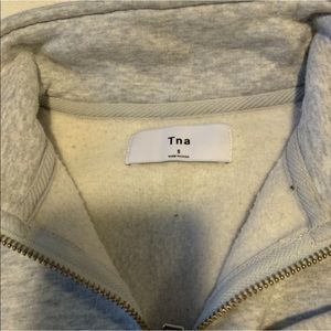 tna warm up crop sweater